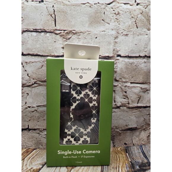 Target Other - Kate Spade × Target - Black & White Pattern Single Use Camera | 17 Photos - New